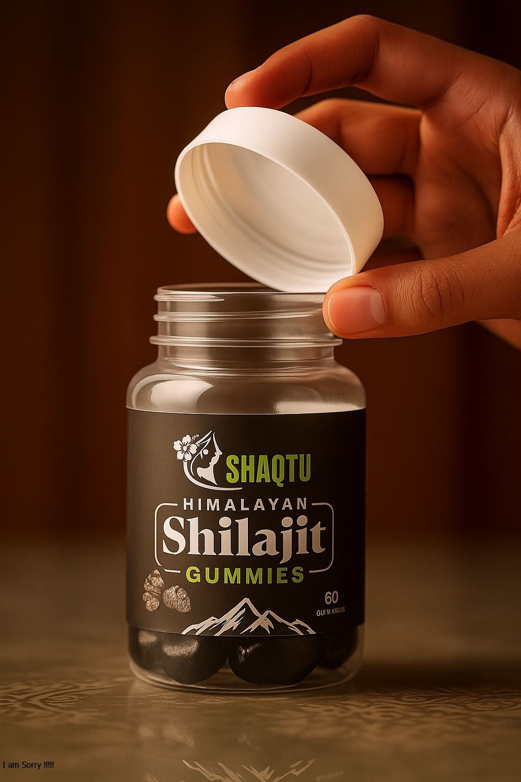 SHAQTU Himalayan Shilajit Gummies.